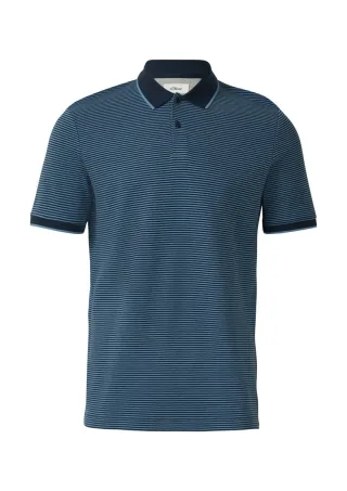 s.Oliver Red Label - Polo-Shirt blau - Gr. - L