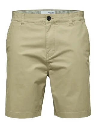 selected men - SLHCOMFORT-HOMME FLEX SHORTS W NOOS chinchilla - Gr. - S