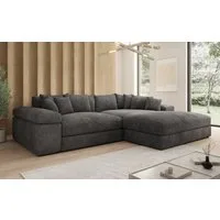 Luxusbetten24 Sofa Designer Sofa Bernardo, mit breiter Ottomane
