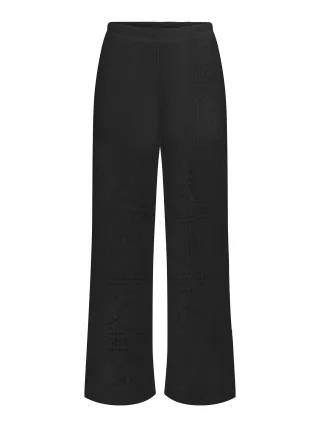 ONLY - ONLLIAN LACE WIDE PANTS JRS NOOS Black - Gr. - M