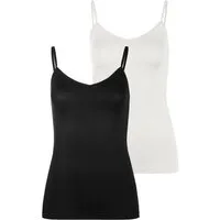 LASCANA Unterhemd (Packung, 2-St., 2er-Pack) Spaghettiträger-Top, Unterziehshirt