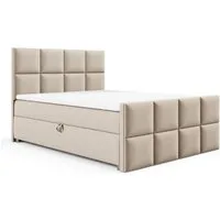 Best for Home Boxspringbett Trinity K-2 LUX Boxspring bett Stauraum 7-Zonen H3 inkl. Topper (Boxspringbett-Set, 1-St., 140x200 160x200 180x200 200x200 cm), Ergonomischer Schlafkomfort, druckentlastender Topper, großer Stauraum