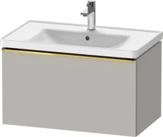 Duravit D-Neo Waschtischunterbau wandhängend Betongrau Matt 784x452x440 mm - DE4255034070000 DE4255034070000