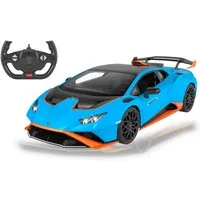 Jamara RC-Auto Lamborghini Huracán STO 1:14, blau, 2,4GHz, mit LED-Licht, offiziell lizenziert