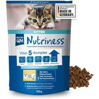 NutriQM Katzentrockenfutter Nutriness Kitten Huhn, Trockenfutter für: Katzen