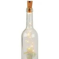BURI LED Dekolicht Flaschenlicht 10 LEDs Lichterkette Korken Drahtlichterkette Dekolicht
