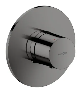 Hansgrohe Thermostat Unterputz AXOR One Fertigset polished black chrome, 48711330 48711330