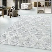 Ayyildiz Teppiche Teppich PISA 4703, rechteckig, Höhe: 20 mm, Läufer, rund, Hoch Tief Struktur, Wohnzimmer, Schlafzimmer