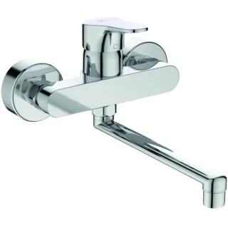 Ideal Standard Cerabase Wand-Küchenarmatur BD488AA chrom, Ausladung 200mm, Aufputz