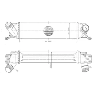NRF Ladeluftk?hler Hyundai H-1 2,5 309062