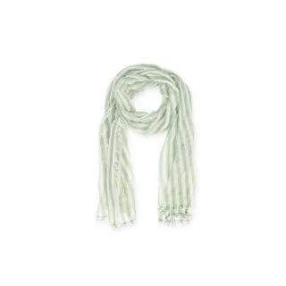 Halsüberkopf Accessoires - Schal Stripe 195x75 grün - Gr. - OS