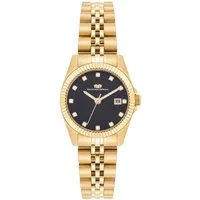 Rhodenwald & Söhne Quarzuhr Cassina gelbgold, Armband aus Edelstahl