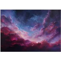 Wallarena Fototapete Wolken Himmel - Mehrfarbig - Modern - Vlies - Schlafzimmer, glatt, (6 St), 300x210cm