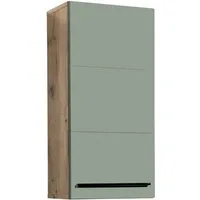 moebel-dich-auf Hängeschrank VALENCIA (Badschrank wandmontiert, in Viking Oak) Breite 34 cm