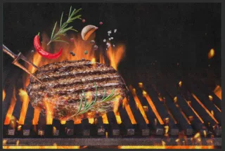 Fussmatte Steak 6361 | Größe: 60 cm x 45 cm