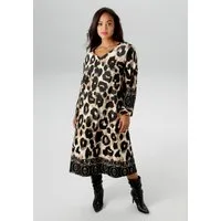 Aniston PLUS Jerseykleid in ausdrucksvoller Animalprint