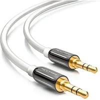 deleyCON deleyCON 10m Klinkenkabel 3,5mm AUX Kabel Stereo Audio Kabel 2x Audio-Kabel