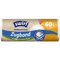Swirl Müllbeutel Swirl Zugband-Müllbeutel 60 l aus recyceltem