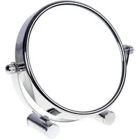 LuxusKollektion Badaccessoire-Set Kosmetikspiegel 360° drehbar 7-fach Vergrößerung Standspiegel