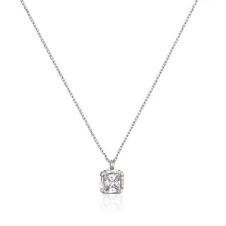 Orphelia Damen-Kette aus 925er Sterlingsilber mit Anhänger – Silber ZK-2766