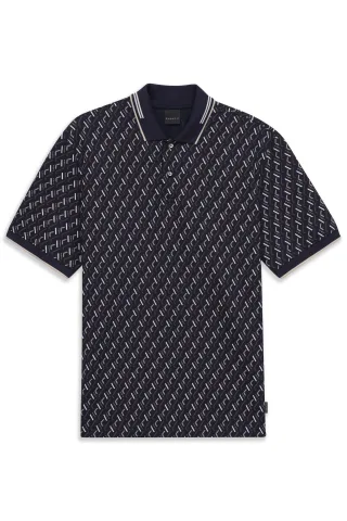 bugatti - Herren Polo 1/2 Arm marine - Gr. - L