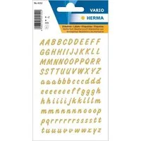 HERMA Etiketten HERMA Buchstaben-Sticker A-Z, Folie wetterfest, gold
