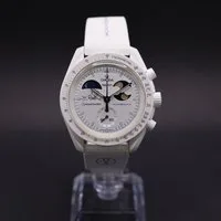 Swatch Chronograph Swatch x Omega Moonswatch Earthphase Moonshine Gold SO33W701L