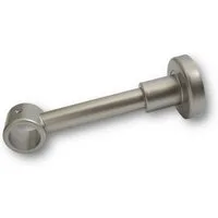 nodeko Gardinenstangenhalter Träger für Gardinenstangen und Vorhangstangen, Passend für Stangen und Rohre mit einem Durchmesser von 20 mm, (inklusive Befestigungsmaterial), Wandhalterung für Rohre Ø 20 mm