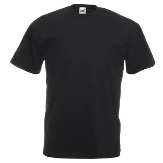 Fruit Of The Loom Herren Kurzarm T-Shirt (Schwarz)