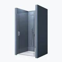 doporro Dusch-Drehtür Duschtür Nischentür dusche Duschabtrennung Duschkabine Teramo24, 70x195 cm