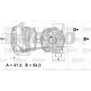 Valeo Generator Fiat Ford Lancia 1,3 437475
