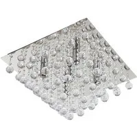 Lindby Deckenleuchten Annica, Metall, Transparent IP20, 5 x 40 W