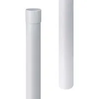 INEFA Regenfallrohr, DN75, PVC-U, Regenwasserrohr, Dachentwässerung, Dachrinnen-Zubehör