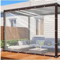 LuxusKollektion Schutzplane Transparente Abdeckplane Wasserdicht 2x3m Tarp Schutz Vor Witterung
