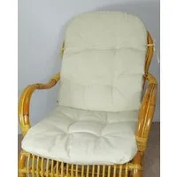Rattani Sesselauflage Polster für Rattan Schaukelstuhl, Sesselauflage 110 x 50 x 6 cm