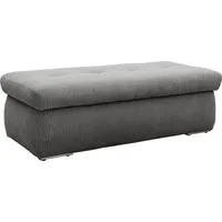 DOMO collection Hocker NMORIC, mit Stauraumfach, auch in Cord