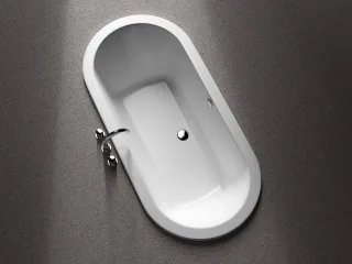 Koralle Badewanne T200 180/85 oval Ül. mi., VL431180085201 VL431180085201