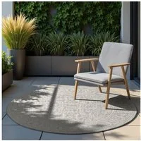 HANSE Home Outdoorteppich Kona Wendeteppich, rund, Höhe: 5 mm, In und Outdoor, Flachgewebe, wetterfest, pflegeleicht, robust
