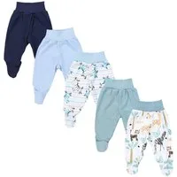 TupTam Schlupfhose TupTam Baby Unisex Hose mit Fuß Bunte 5er Pack