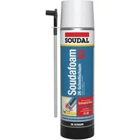 SOUDAL Montagekleber Soudafoam 2K B2 Adapterschaum, (1-tlg), 2K PU-Montageschaum – Schnelle Aushärtung – Ideal für Türen & Fenster