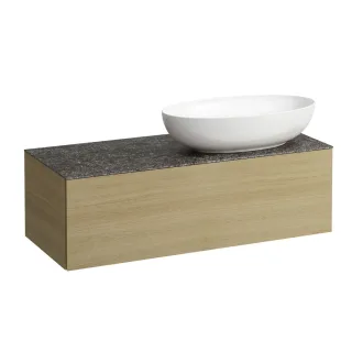 LAUFEN Waschtischunterschrank und Waschtischplatte ALESSI 500x1200x370  H4323190972501