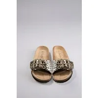 Aniston SHOES Pantolette Strandschuh, Sommerschuh, Urlaubschuh, leo