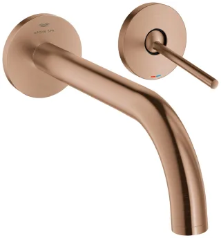 GROHE 2-Loch Waschtisch Unterputzarmatur Atrio 29406 FMS Ausladung 221mm warm sunset geb., 29406DL0 29406DL0