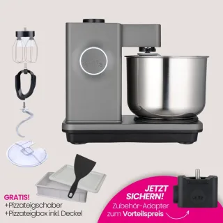 WILFA PROBAKER KM1GY-70 – Grau, inkl. 9-teiligem Zubehör