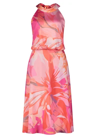 V by Vera Mont - Cocktailkleid Orange/Pink - Gr. - 44
