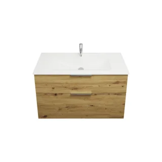 Burgbad Glas Waschtisch-Set Eqio Eiche Dekor Urban/Weiß, SEYX102F5662A0070 SEYX102F5662A0070