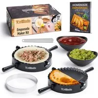 Tortillada Ausstechform Empanada und Teigtaschen, Kunststoff, (Set, 7-St., 7-teiliges Empanada-Set), für Empanadas, Ravioli und Teigtaschen