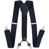 axy Hosenträger Herren Hosenträger 4 Stabile Clips Y-Form 3,5cm Breit verstellbar und elastisch 120cm Lang