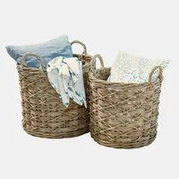 Mirabeau Dekokorb Korb 2er Set Calvado braun (2er Set, 2er Set)