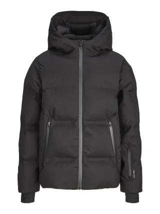 JACK&JONES - JCOFUSION TECHNICAL PUFFER JACKET JNR Schwarz - Gr. - 164